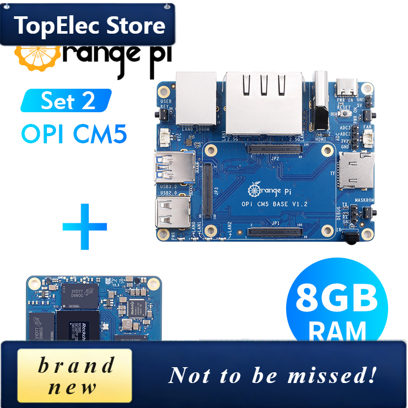 TopElec Orange Pi CM5 8G32G+CM - Rk3588 Mini Pc Board avis et prix