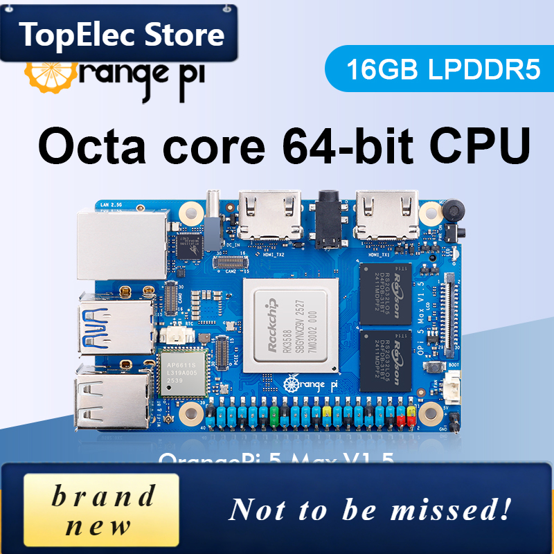 TopElec Orange Pi 5 Max 16 Go  - Rk3588 Mini Pc Board avis et prix